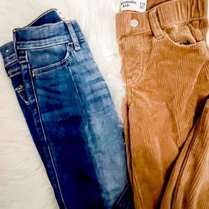 Abercrombie and Fitch girls 7/8 two pair